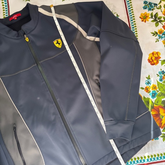Ferrari Soft Shell Performance Jacket Limited Edition Blue & Grey - Picture 8 of 12
